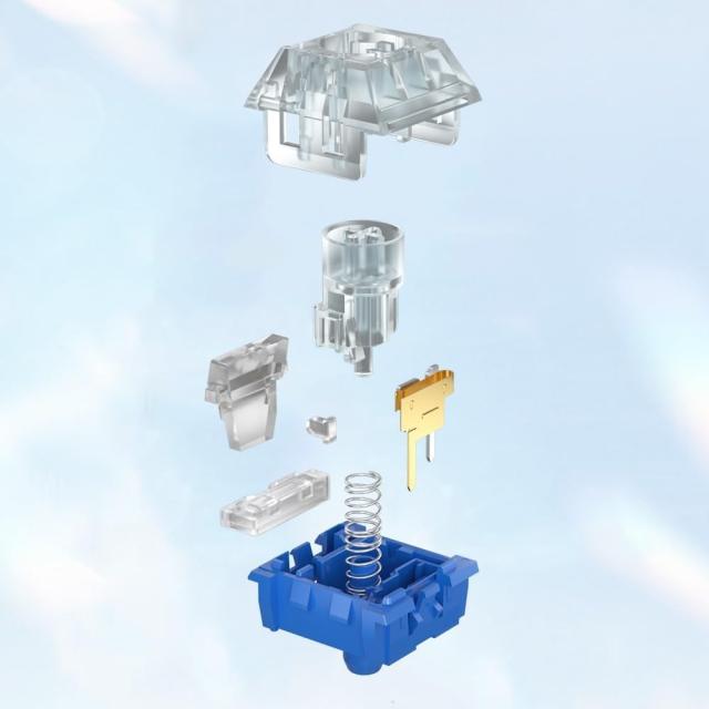 Kailh Deep Sea Silent Pro Box Switch リニア サイレントスイッチ V2 プレ潤滑スイッチ MX メカニカル カスタム 自作 キーボード用 Islet Linear 108個_4