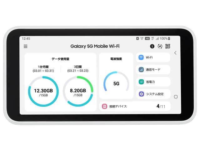 Galaxy 5G Mobile Wi-Fi SCR01 simなし type-cケーブル モバイル