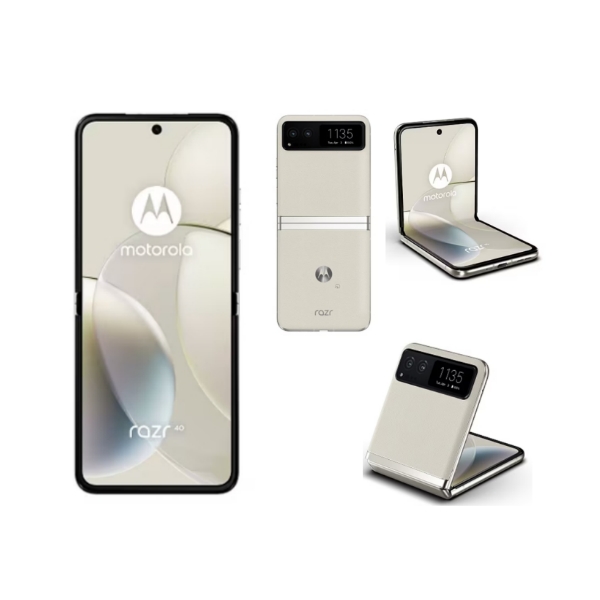 新品」SIMフリー motorola razr 40 [バニラクリーム] XT2323-4 8