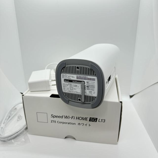 中古品]Speed Wi-Fi HOME 5G L13 [ホワイト] ZTR02 ホームルーター
