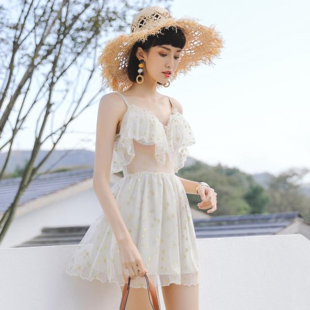 水着 レディースビギニ ワンピース水着 体型カバー 大きいサイズ ワンピース かわいい 春夏新作の通販はau Pay マーケット Lunetta