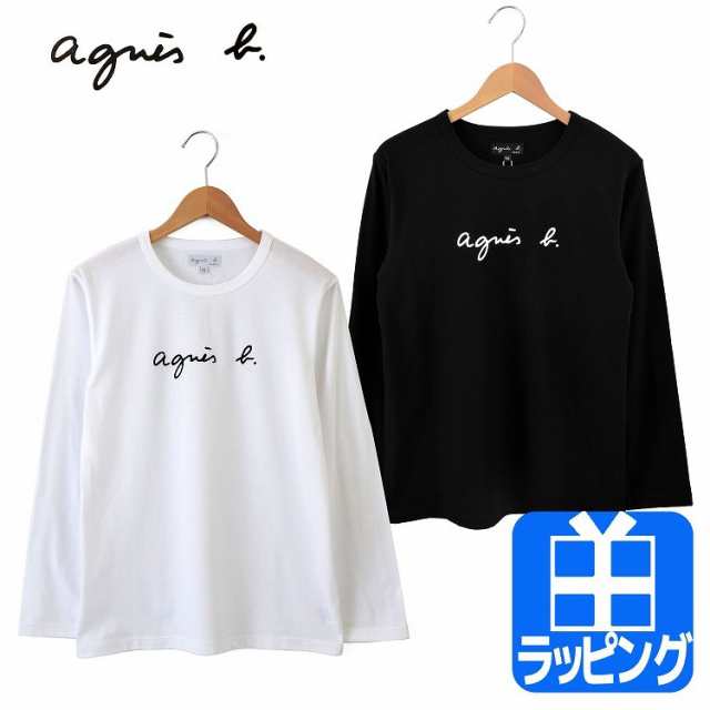 アニエスベー Tシャツ レディース ロンT agnes b. シンプル ロゴ