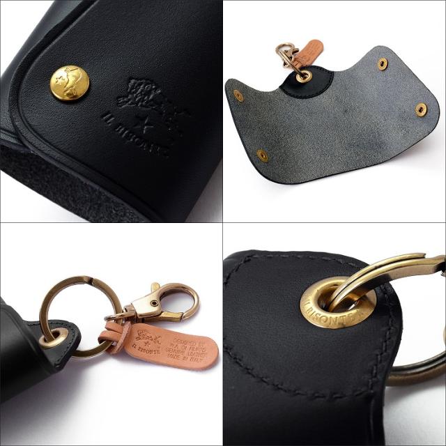 名入れ対応 イルビゾンテ キーケース Il Bisonte レザー キーケース C0847 本革 三つ折り ブランド キーリング スマートキー プレゼンの通販はau Pay マーケット T Brand Au Pay マーケット店