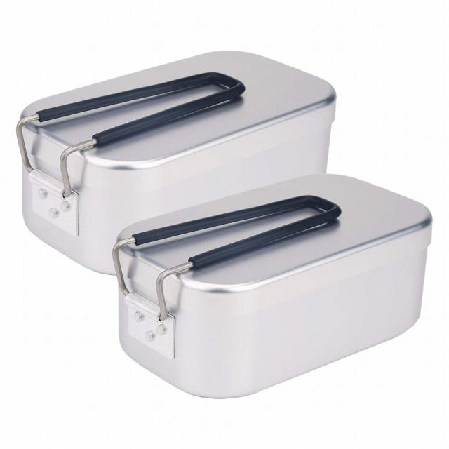 2個セット 飯盒 メスティン 850ml アルミ ライスクッカー キャンプ お花見 アウトドア バーベキュー 炊飯 調理器具 用品 ソロキャンプ の通販はau Pay マーケット T Brand Au Pay マーケット店