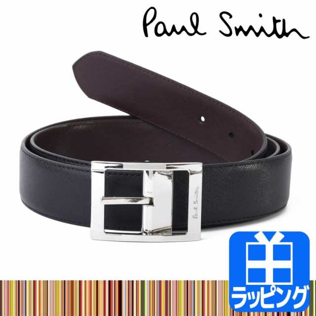 ポールスミス ベルト リバーシブル ファッション 牛革 レザー シンプル【Paul Smith メンズ ブランド 正規品 新品 ギフト プレゼント】M1