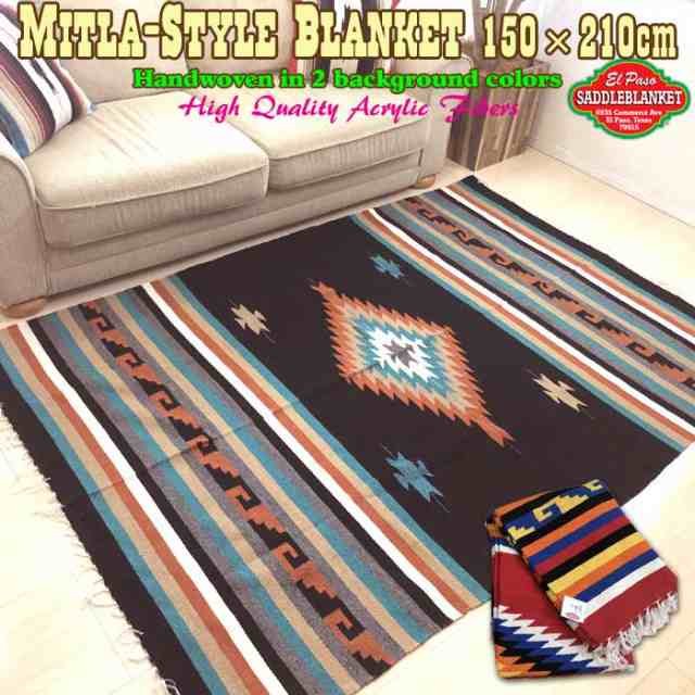 エルパソ サドルブランケット El Paso SADDLEBLANKET ネイティブ柄 ミトラブランケット 150cm×210cm (全2カラー)  メキシカンブランケッの通販はau PAY マーケット - ウッドウェイ・ファニチャー