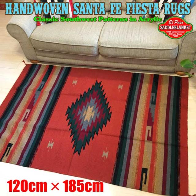 送料無料 エルパソ サドルブランケット ネイティブ柄 サンタフェ フィエスタ ラグマット メキシカンラグ Lサイズ H54 1cm 185cmの通販はau Pay マーケット ウッドウェイ ファニチャー