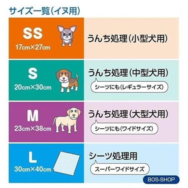 うんちが臭わない袋 BOS ボス ペット用 S サイズ 200枚入 6個セット 防臭袋 犬用 犬 トイレ マット ブルー 1200枚 送料無料 沖縄 離島を除く_3