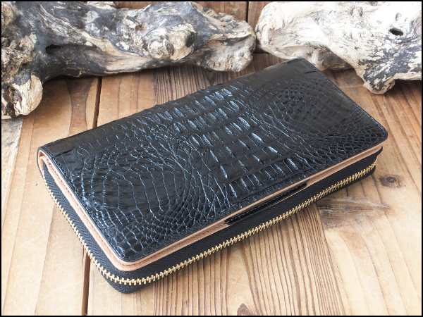 送料込 ゴダン 財布 長財布 GODANE ラウンドファスナー カイマン