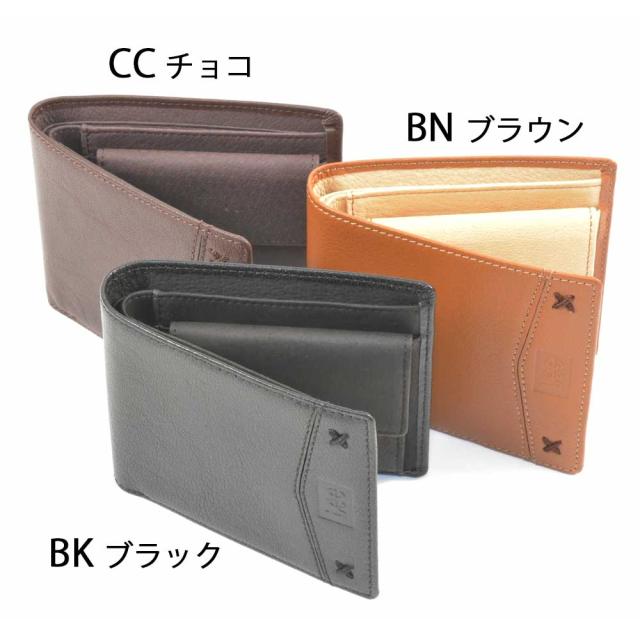 Lee リー 本革二つ折り財布 メンズ ウォレット 全3色 メンズ財布 レディース財布 プレゼント 短財布 折財布 の通販はau Pay マーケット Grans