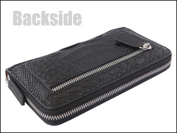 GODANE ゴダン  カイマンクロコベリーラウンドファスナー長財布 spcw8021cp BK ブラック  ワニ革財布  希少なセンターベリー使用 GODANE ゴダン カイマンクロコベリーラウンドファスナー長財布