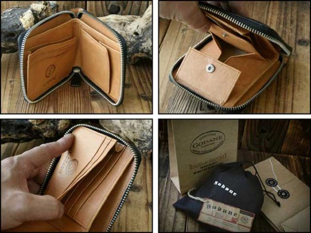 GODANE ゴダン カイマンクロコダイル短財布 spcw8002cpbk ブラック