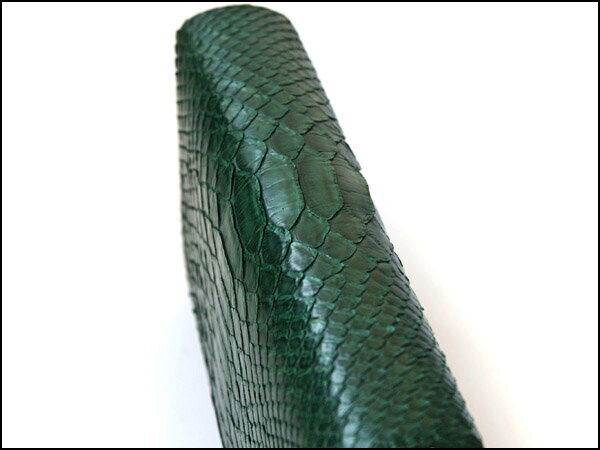 ゴダン 財布 長財布 GODANE ラウンドファスナー ダイヤモンドパイソン Wダブルファスナー長財布 sppw8055cp　MattDarkGreen マットダークグリーン 蛇革財布 春財布 メンズ 誕生日 プレゼント ギフト 天赦日 一粒万倍日_4