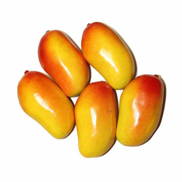 GuCra グクラ マンゴー レッド 本物そっくりの果物模型 5個パック 食品