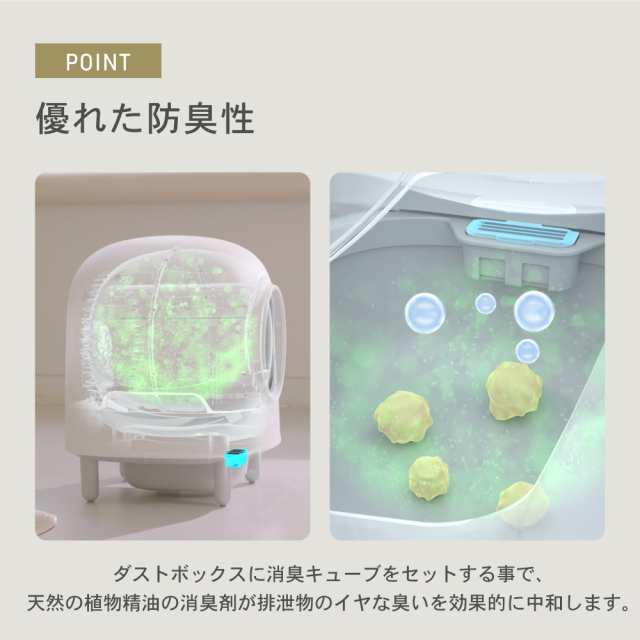 午前中だけ値下げ‼美品‼️ Petree3.0 全自動猫トイレ ペッツリー用品の種類トイレトレー