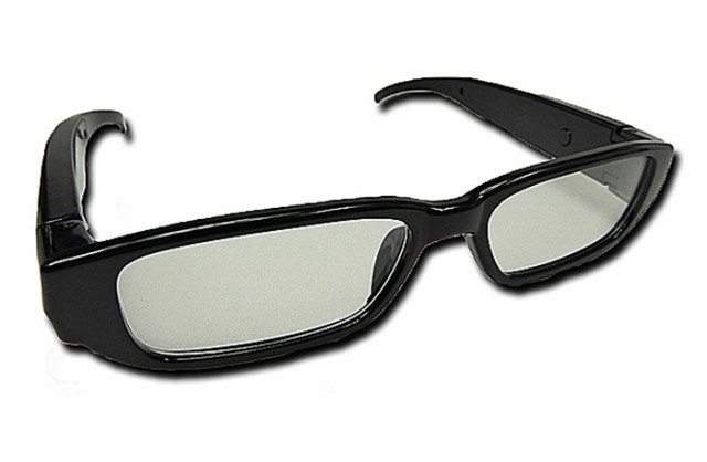 メガネ型 ビデオカメラ FHD画質 1920×1080 microSD 16GB 充電式 マイク内蔵 高画質 秘匿性 隠し 防犯 セキュリティ 小型  カメラ メガネ