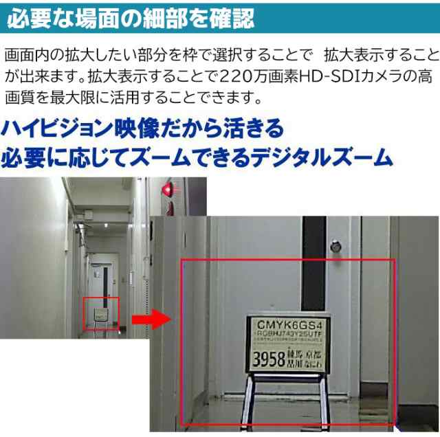 HD-SDI規格 4CH 防犯カメラ用レコーダー H.265 2TB SHDVR