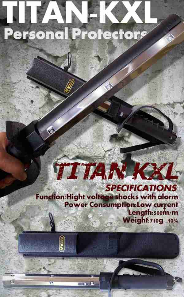 バトン型 スタンガン 20万V 乾電池式 ロング 49cm TITAN TITAN-KXL スタン 警棒 バトン セキュリティ 護身 グッズ 防護  防犯 防衛 女性 護身グッズ 護身用品 護身用グッズ【送料無料】 ポイント消化の通販はau PAY マーケット - 防犯対策ネット au PAY  マーケット店 | au PAY