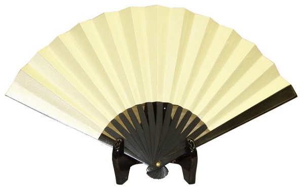 鉄扇 八寸 扇 扇子 尾形刀剣 鉄扇 TS 木製黒塗 鉄扇掛台 8寸 1尺共用