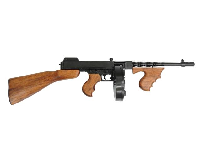 DENIX デニックス 1092 M1 サブマシンガン トンプソンモデル シカゴタイプ M1928 86.5cm レプリカ 銃 コスプレ リアル 小物 模造 アメリカ ミリタリー アーミー 送料無料 ポイント消化_1