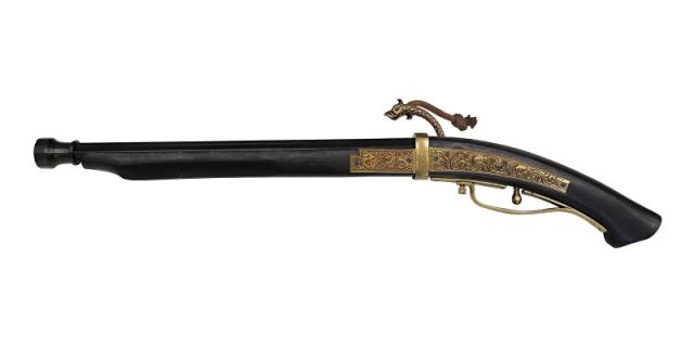 火縄銃 種子島 ブラック ポルトガル 伝来モデル 65cm DENIX