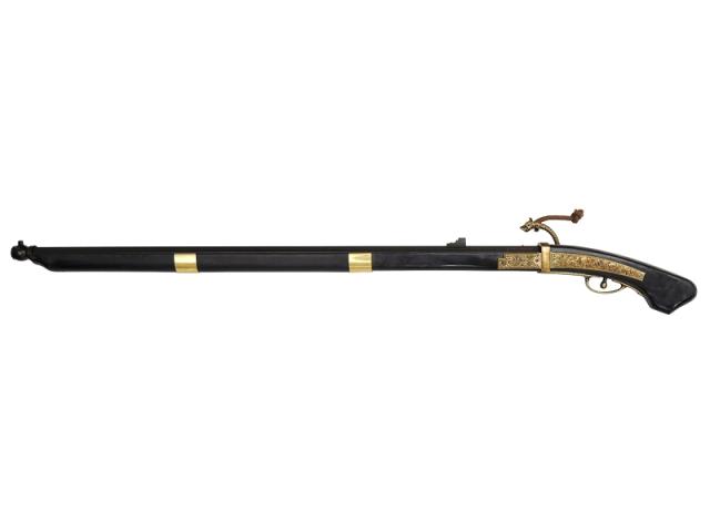 火縄銃 種子島 ブラック ポルトガル 伝来モデル 110cm DENIX デニックス 1274/N 模造 レプリカ 銃 リアル コスプレ ミリタリー アーミー ガン 大型宅配便160サイズ  ポイント消化_1