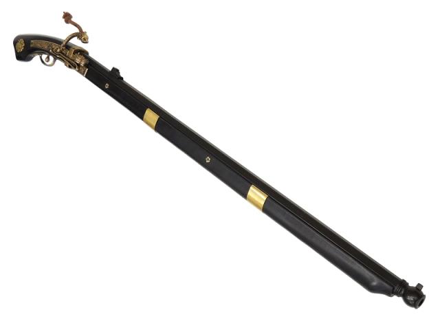 火縄銃 種子島 ブラック ポルトガル 伝来モデル 110cm DENIX デニックス 1274/N 模造 レプリカ 銃 リアル コスプレ ミリタリー アーミー ガン 大型宅配便160サイズ  ポイント消化_2