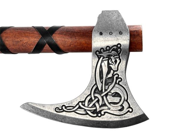 Viking Axe バイキングの斧 模造刀 バイキングアックス DENIX デニックス 605 60cm ブラウン