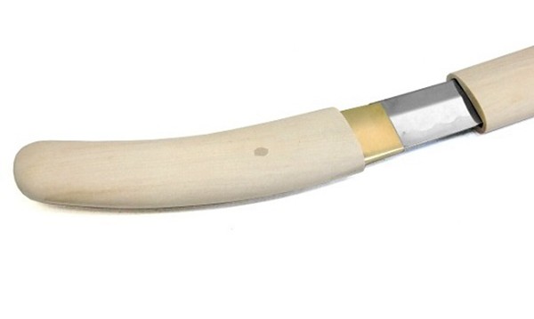 模造刀 アイヌ刀 白鞘 刀 ソード イコロ エムシ 帯刀 太刀 50cm 尾形