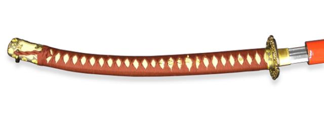 模造刀 日本刀 HG-10 毛利輝元 陣刀 小烏丸 刀身 大刀 尾形刀剣 148cm
