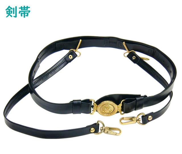模造刀 軍刀 GN-16/S 海軍士官短剣&剣帯セット 尾形刀剣 43cm 剣帯