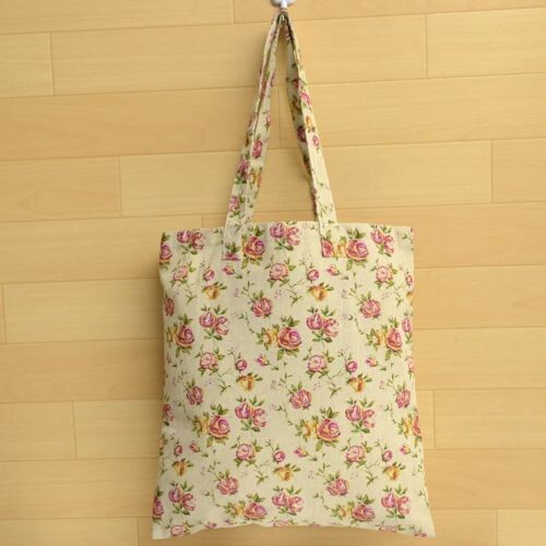 新柄ローズトートバッグレディースエコバッグ ポケット付き布製薔薇雑貨 安い Nfy 005 1の通販はau Pay マーケット エグゼショップ２