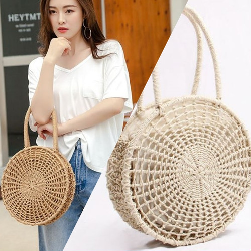 サークルかごバッグ ラウンドバッグ ショルダーバッグ ハンドバッグ 19 春夏 新作 かごバッグ スズランテープバッグ ショルダーバの通販はau Pay マーケット Crafts