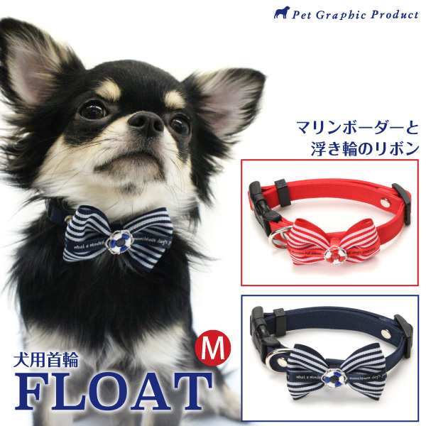 犬用首輪 Float フロート 単品 Mサイズ 小型犬 小型犬用 首輪 浮き輪 マリン ボーダーの通販はau Pay マーケット ペットグラフィックプロダクト