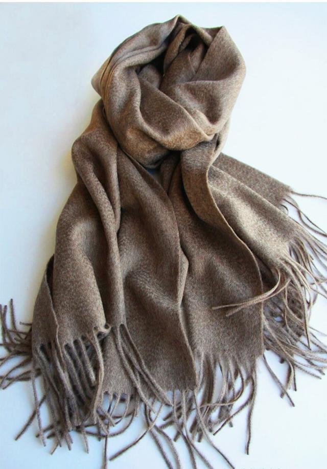 極上カシミアヤギ CASHMERE カシミヤ100%♪独特ヌメリ感 厚手大判