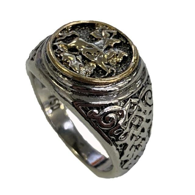 リング 乗馬 騎士 ナイト 指輪 馬 シルバーアクセサリー ヒップホップ アクセサリー ジュエリー ジュエル Jewel レゲエ クラブclub メンの通販はau Pay マーケット Aio