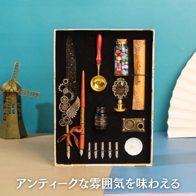 羽根ペンセット フェザーペン 羽毛ペン 羽 書道 署名ペン ペンセット フェザー 羽根ペンセット フェザーペン 選べる3カラー 羽毛ペン 羽 羽飾り