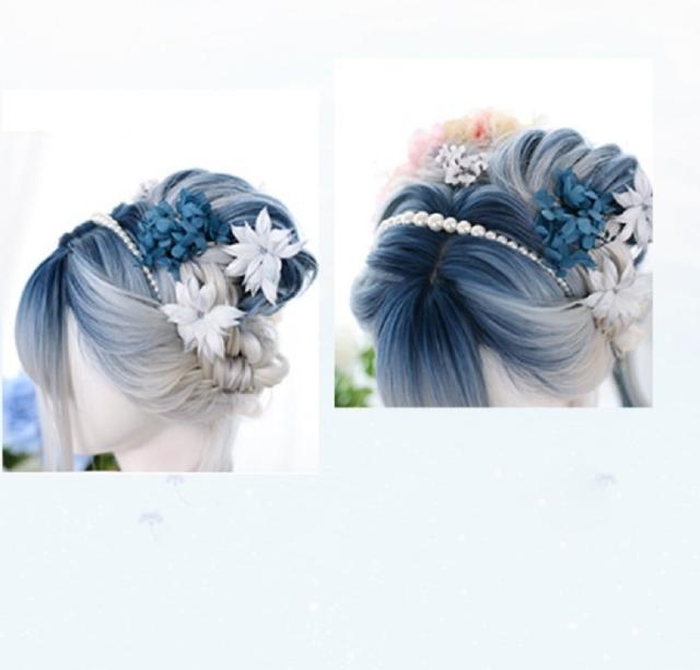 ウィッグ ホワイト ブルー フルウィッグ 自然 軽量 ミックス 小顔効果 ナチュラル サラツヤ かわいい 流行り 最新 ベース 病みかわ 夢かの通販はau Pay マーケット Aio