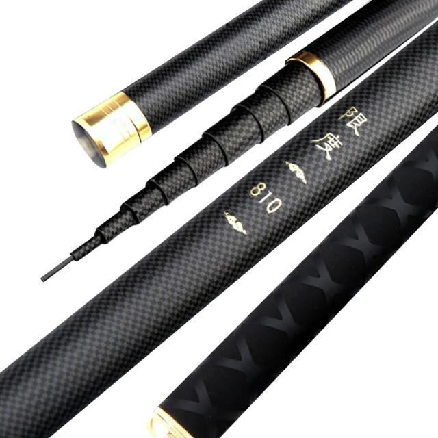 【毛鉤セットの特典付き】 ロッド 限度 カーボン 8.1m 渓流竿 万能ロッド 先調子 釣具 釣竿 竿 釣り 海釣り 河川 湖畔 渓流 堤防 レジャー フィッシング 趣味 川魚 ヤマメ イワナ イトウ ニジマス 主導権 無限 限界 ハエ マス トラウト フィッシングロッド