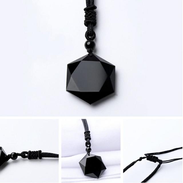 黒曜石　ネックレス 約8cm 赤紐付き 楽天市場】【普通郵便発送】【楽天1位30冠達成！】ネックレス