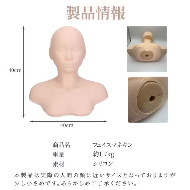 マッサージ練習用マネキン エクステ施術トレーニングマネキンヘッド