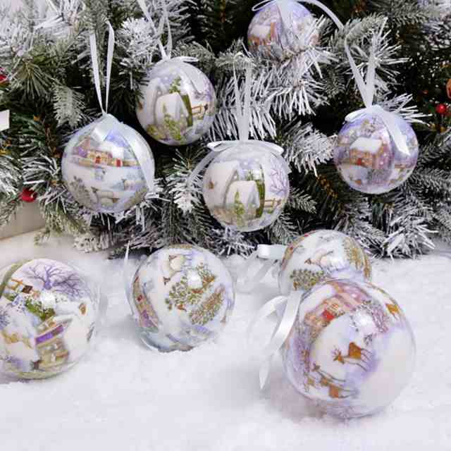 クリスマス オーナメント クリスマスボール 箱付き 柄付き 14個セット リボン付き デコレーション モール 雪の結晶 ふわふわ 雪だるま  の通販はau PAY マーケット AiO au PAY マーケット－通販サイト