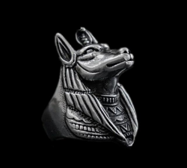 アヌビス エジプト 角 インパクト シルバーアクセサリー メンズ シルバーリング 指輪 シルバー メンズアクセサリー メンズ 動物 指輪 アの通販はau Pay マーケット Aio