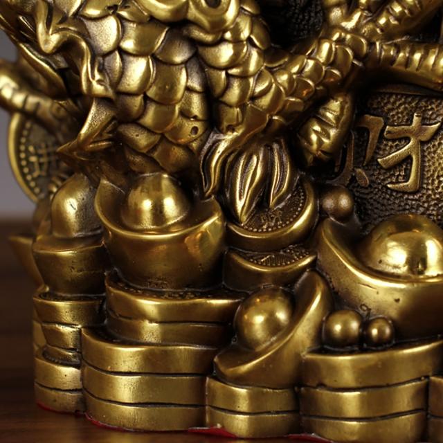 風水 龍 特大 古銭 ドラゴン 金属 置物 竜 玄関 風水グッズ 開運祈願 金運祈願 風水龍 アイテム 龍神 開運 金運 財産運 出世運 恋愛運 幸福 成功 プレゼント 贈り物 開運厄除 祈願成就 金運上昇 運気上昇 インテリア 招財 金 宝くじ_8