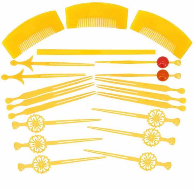 20セット おいらん 遊女風 舞妓 芸者風 かんざし20点セット 花魁簪 髪飾り 結婚式 着物 和装 歌舞伎 コスプレ 花魁 かんざし セット 簪