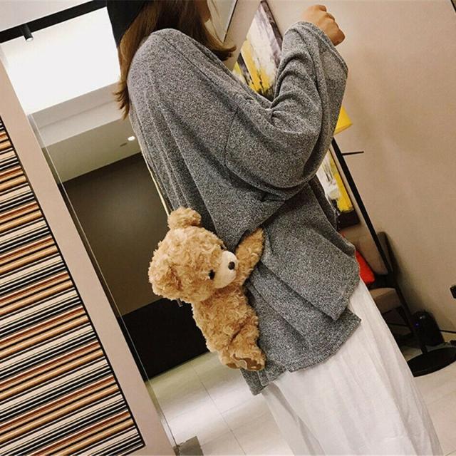 在庫限り】 バッグ テディベア ショルダーバッグ 韓国