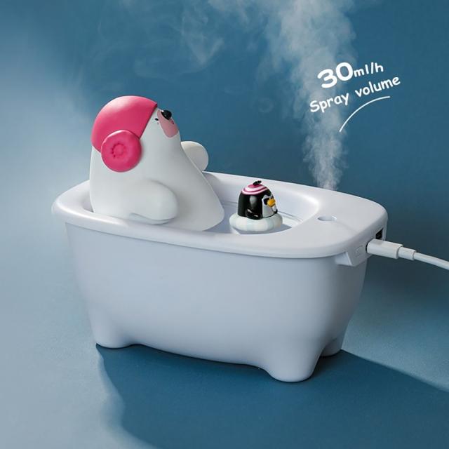 卓上アロマディフューザー (白) ♥加湿器 卓上 アロマディフューザー