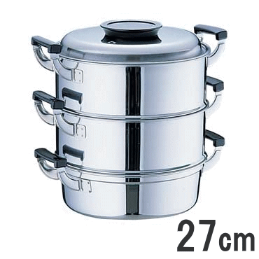 売れ筋ランキングも Ih ガス火対応 桃印 18 0ステン 丸型蒸し器 3段 27cm 2 0升用二重 丸蒸し器 電磁調理器 鍋 フライパン Www V Marc Com 売れ筋ランキングも Ih ガス火対応 桃印 18 0ステン 丸型蒸し器 3段 27cm 2 0升用二重 丸蒸し器 電磁調理器 鍋 フライパン Www V Marc Com