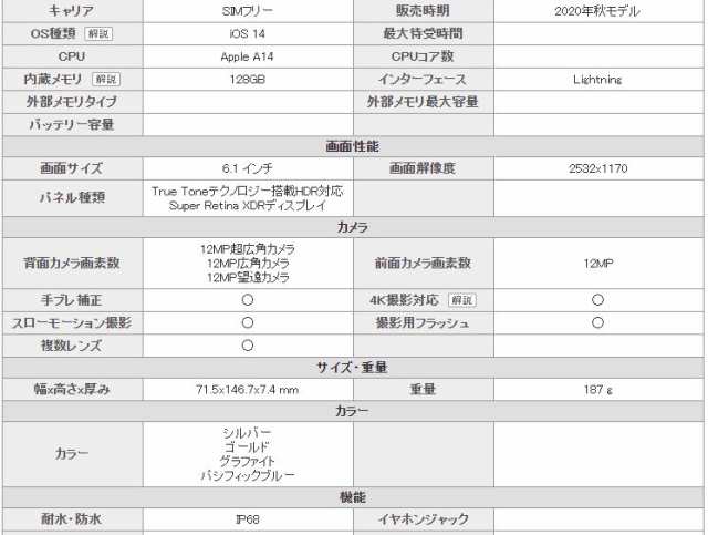 iPhone 12 128GB ホワイト　新品未開封　SIMロック解除済　フリー