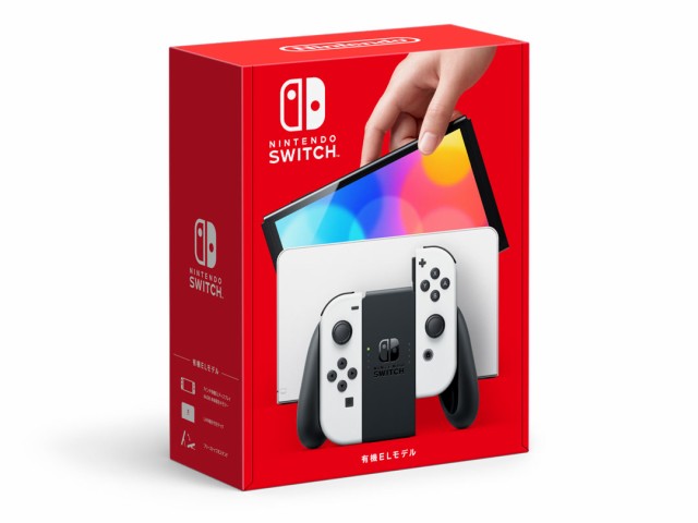 新品」任天堂 Nintendo Switch (有機ELモデル) ネオンブルー/(R